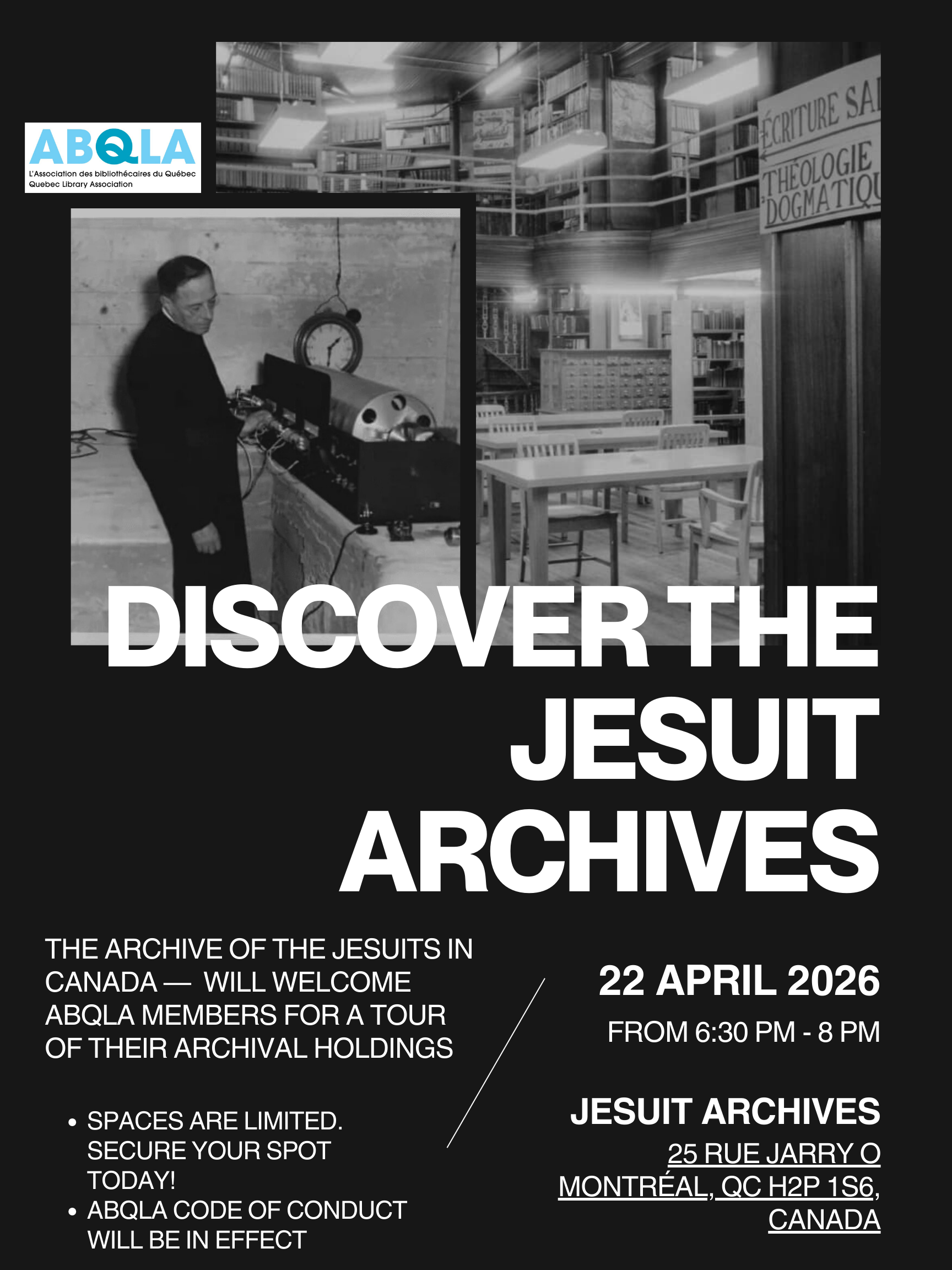 Discover the Jesuit Archives / Découvrez les Archives jésuites