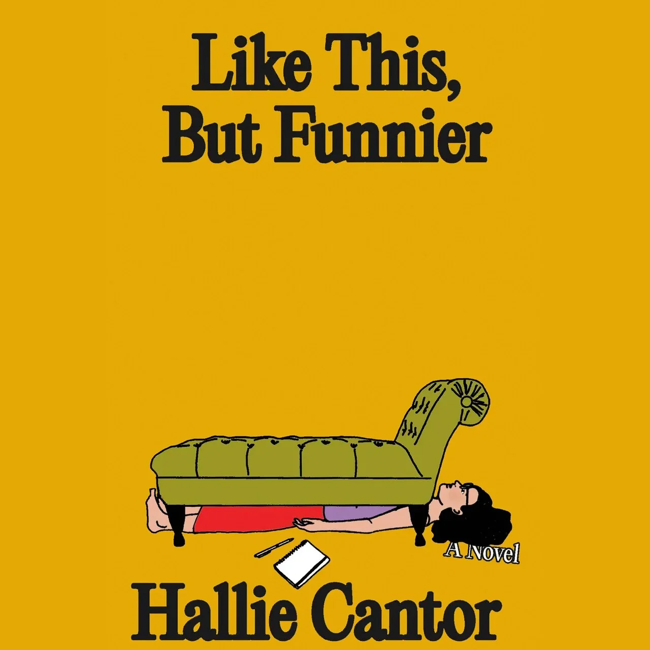 Book cover art for Like this, but funnier