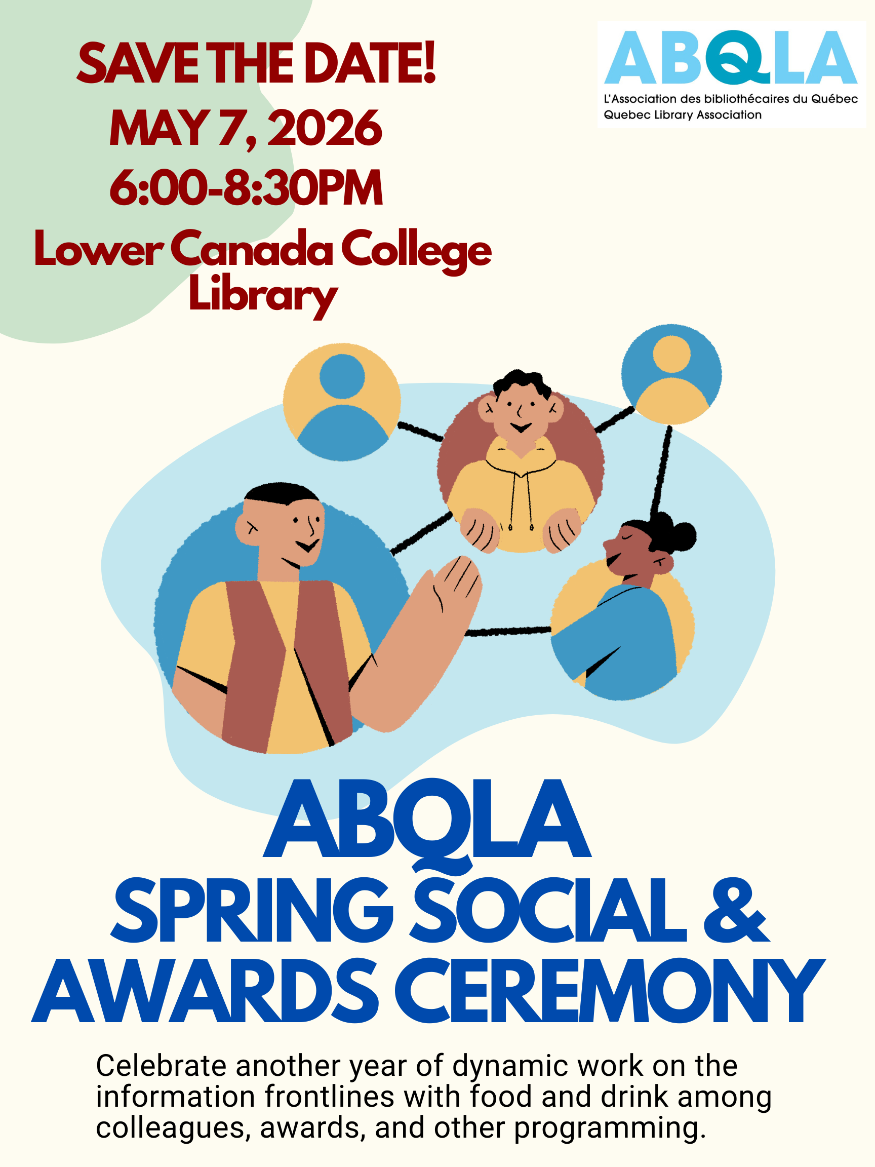 Spring Social event poster
