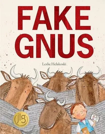 Book cover art for Fake Gnus.