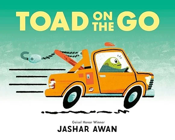 Book cover art for Toad on the go.