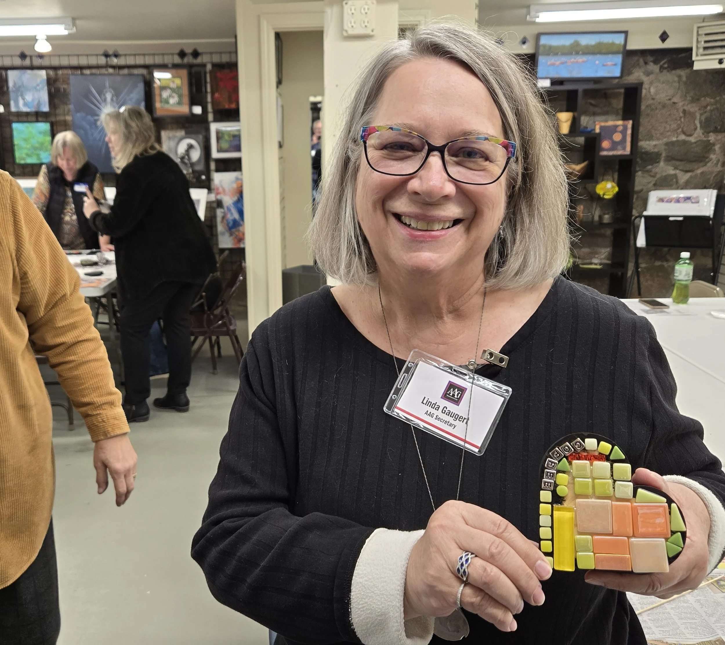 Participants create something at Creative Mixers