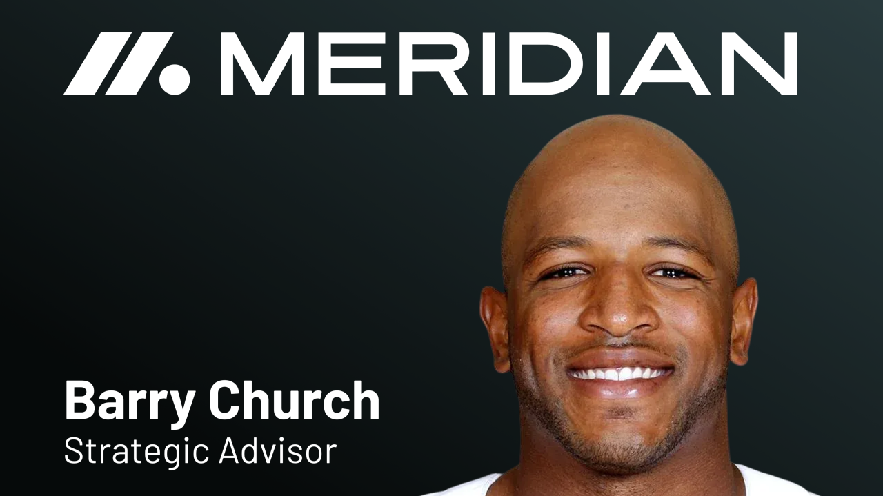 Meridian Performance Appoints Former NFL Safety Barry Church as Strategic Advisor and Investor