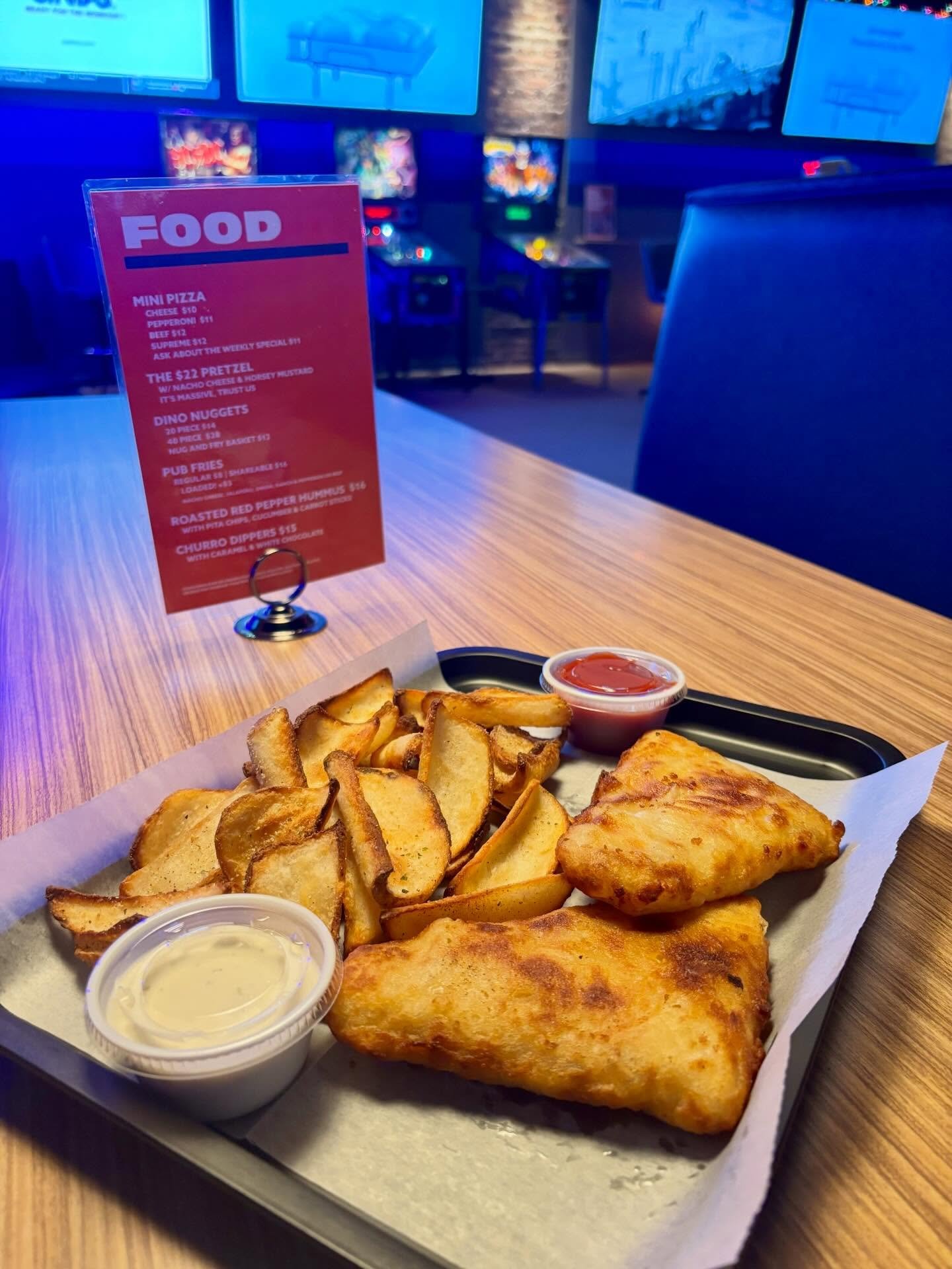 We heard people like fish this time of year, so we&rsquo;re adding a fish basket to the menu starting today! Two beer-battered patties served with pub fries, ketchup &amp; tartar sauce. Crispy, flaky &amp; easy to wash down with a cold pint of Hamm&r