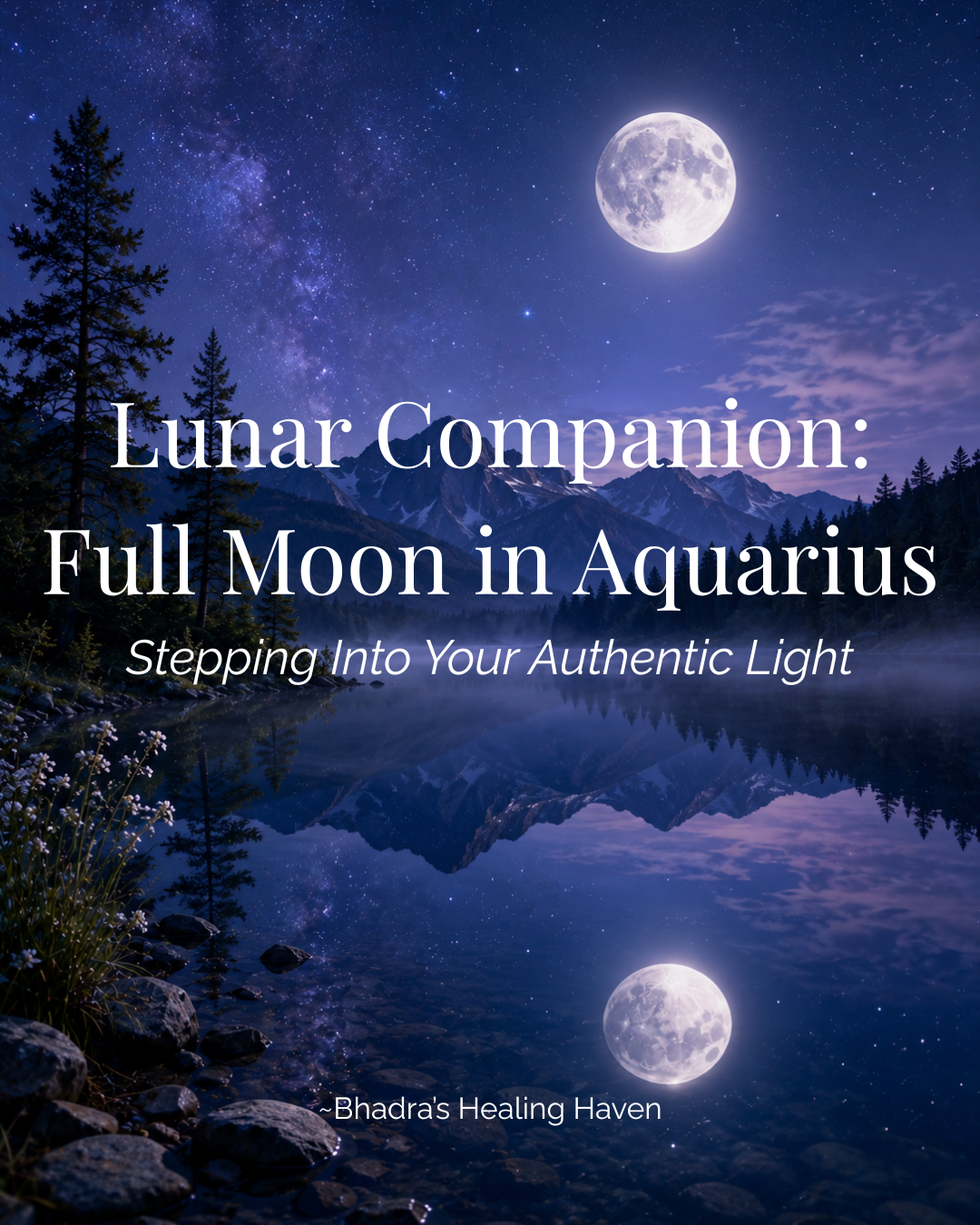 Full Moon in Aquarius (Buck Moon)