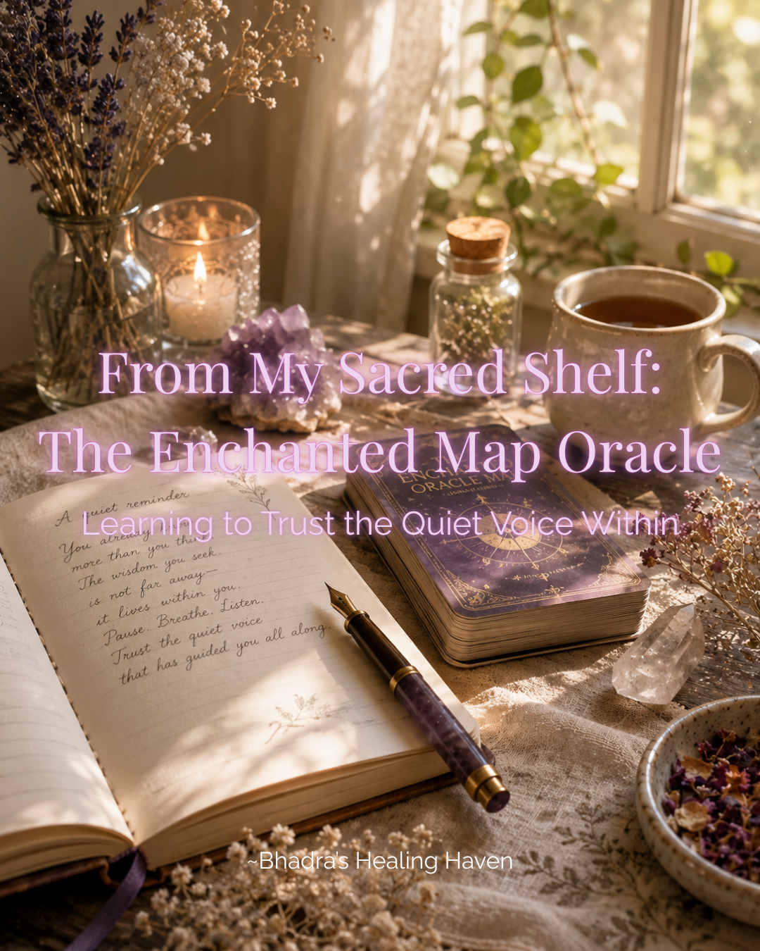 From My Sacred Shelf:              The Enchanted Map Oracle
