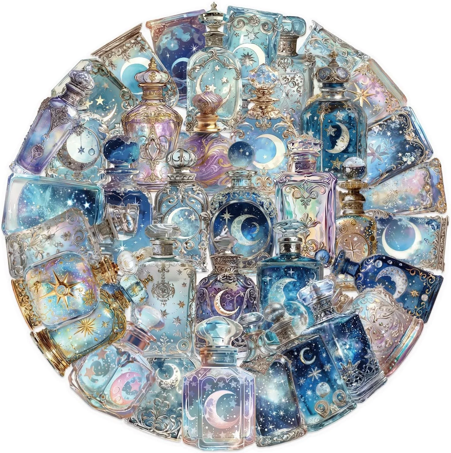 Fantasy Moon Stickers