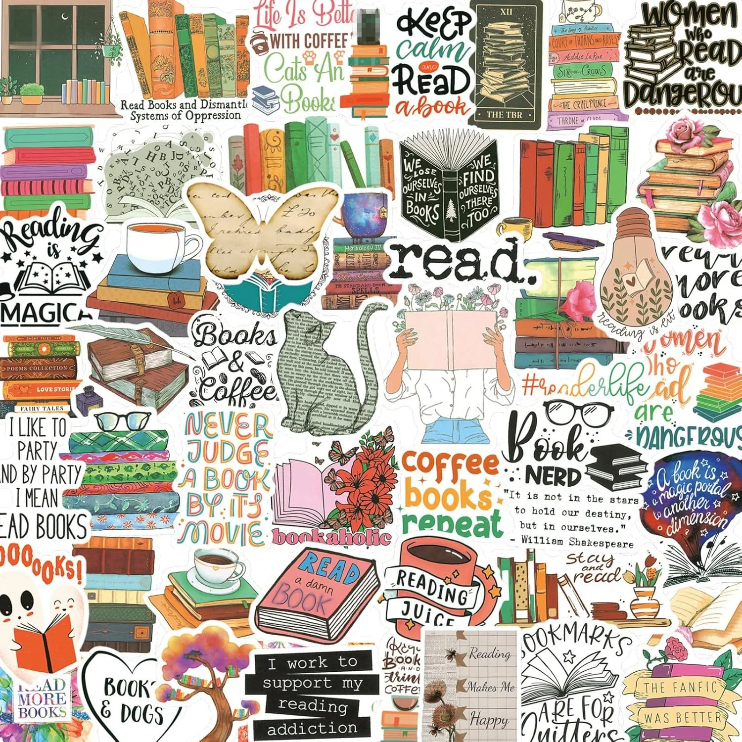 Bookish Fantasy Stickers