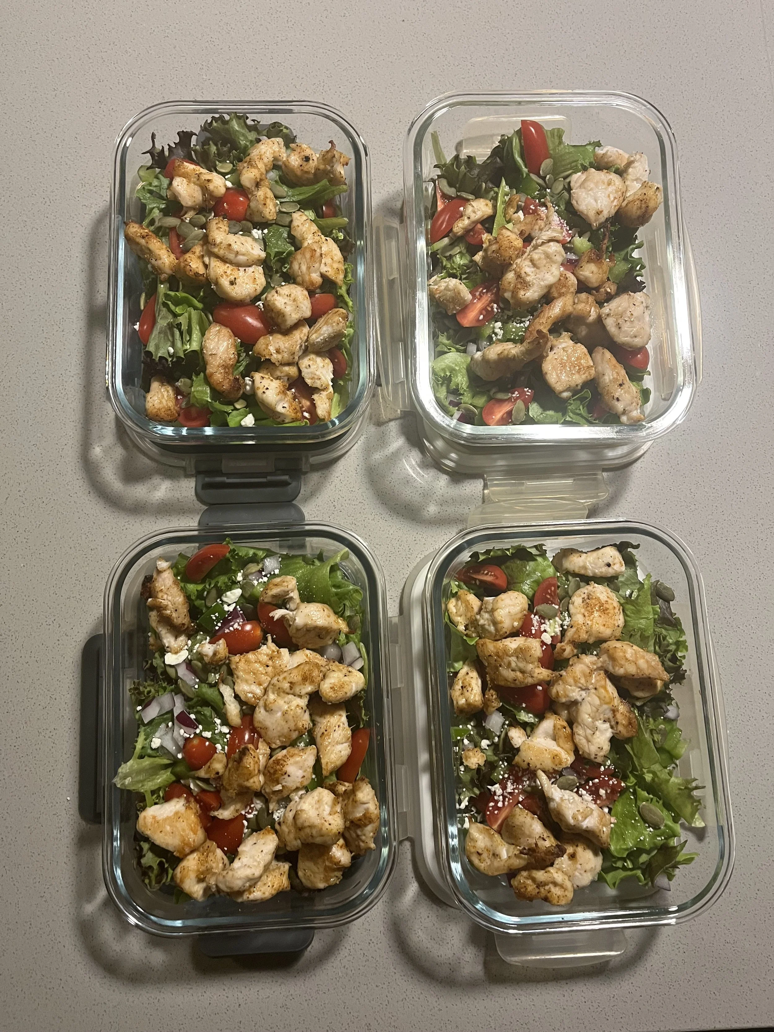 Easy Chicken Salad Meal Prep
