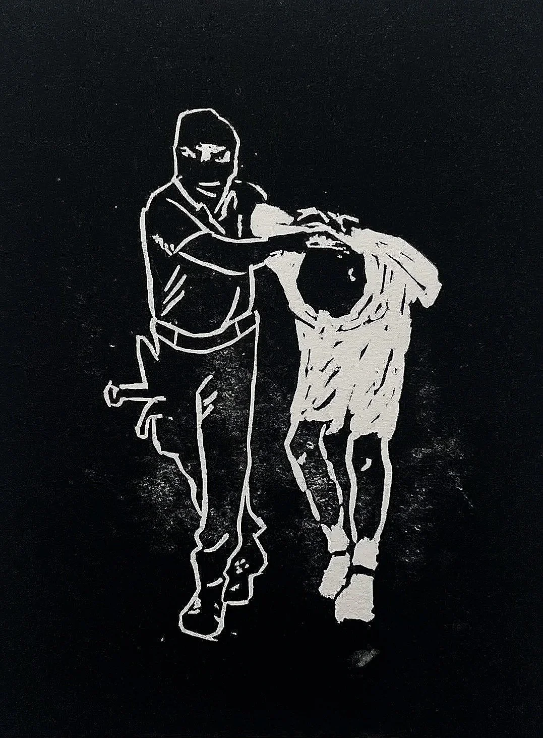 CECOT Walk | Linocut
