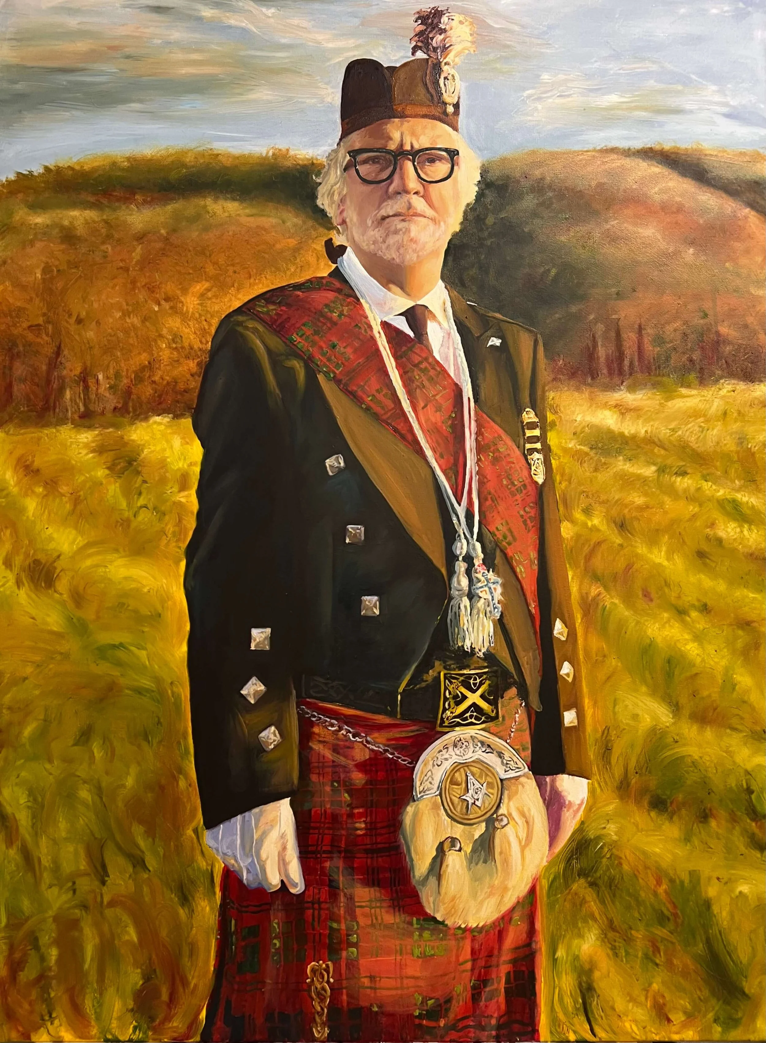 Illustrious Robin L.  Summerfield of the 33rd Degree | Oil on Canvas