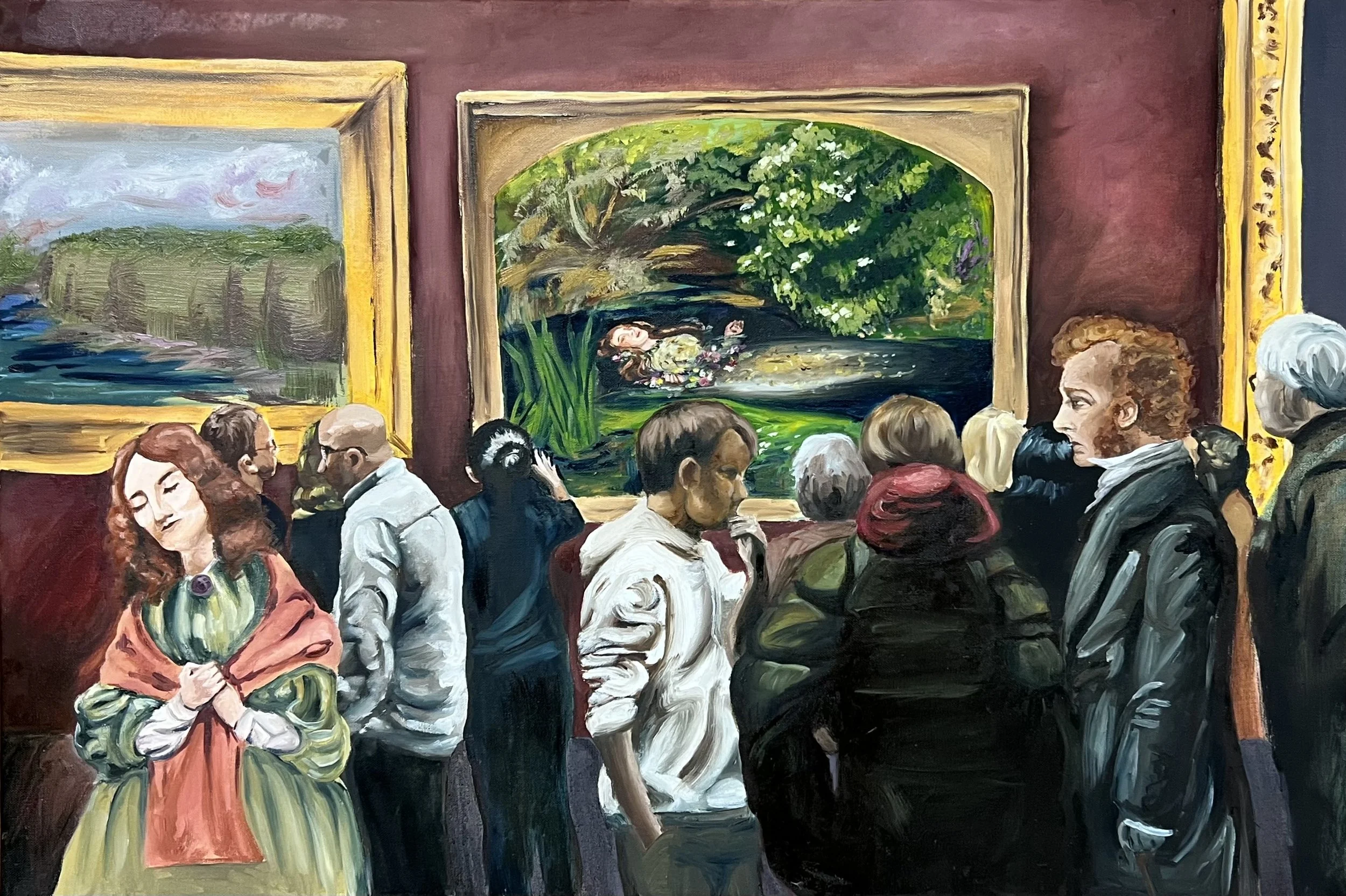 Reimagining Ophelia | Oil on Canvas