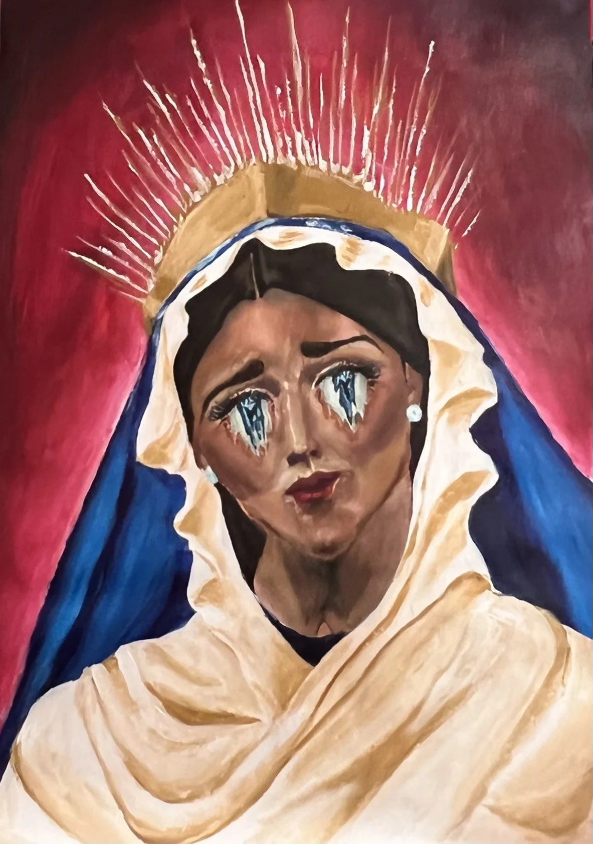 Mary or Madonna | Acrylic on Paper