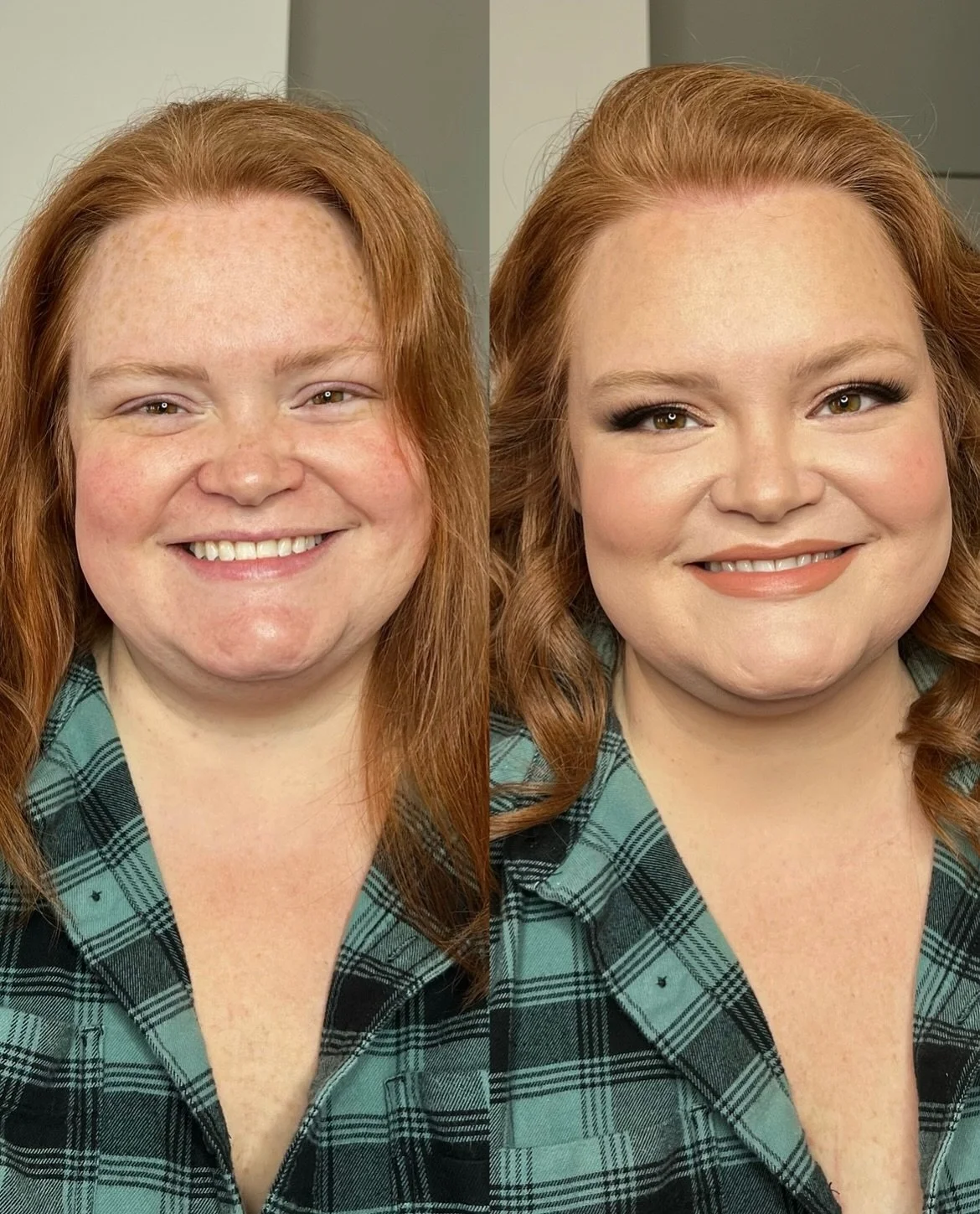 I loved glamming up this beautiful client for her shoot with @nicholemariecollective 📸✨