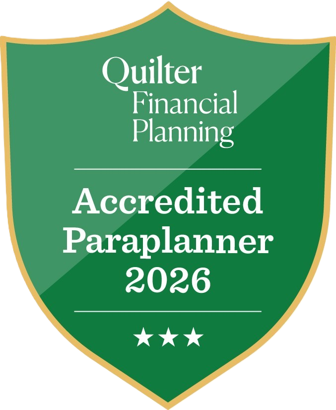 Quilter Paraplanner Accreditation 2026 badge