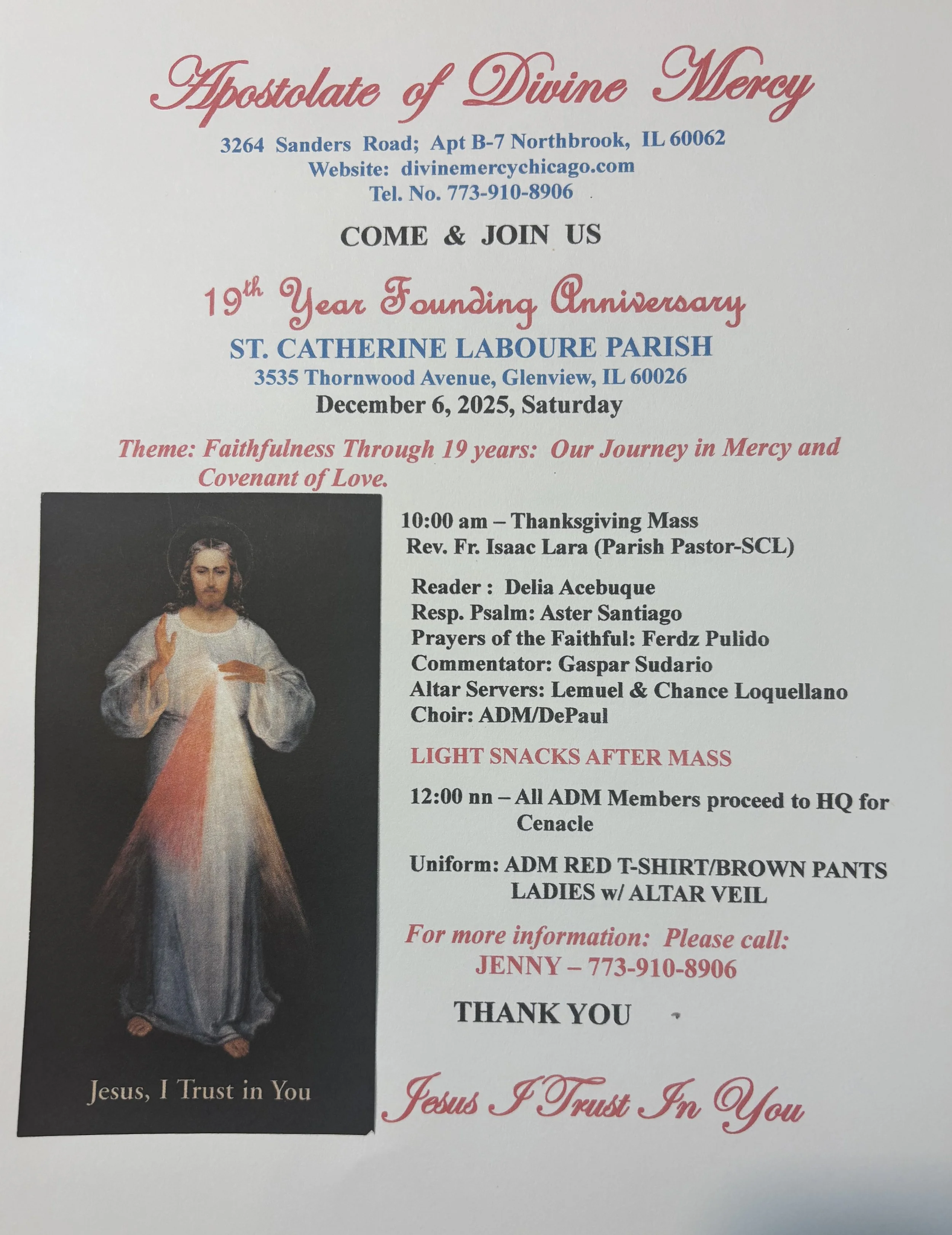 19th Year Founding Anniversary