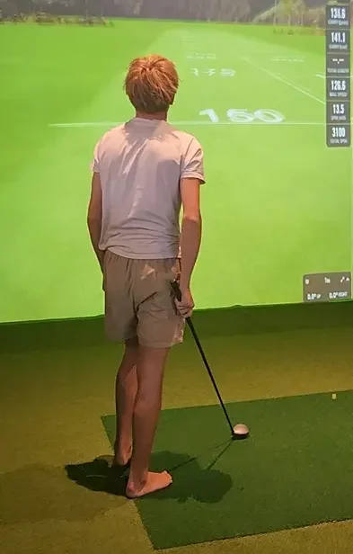 Golf simulator disappointment.webp