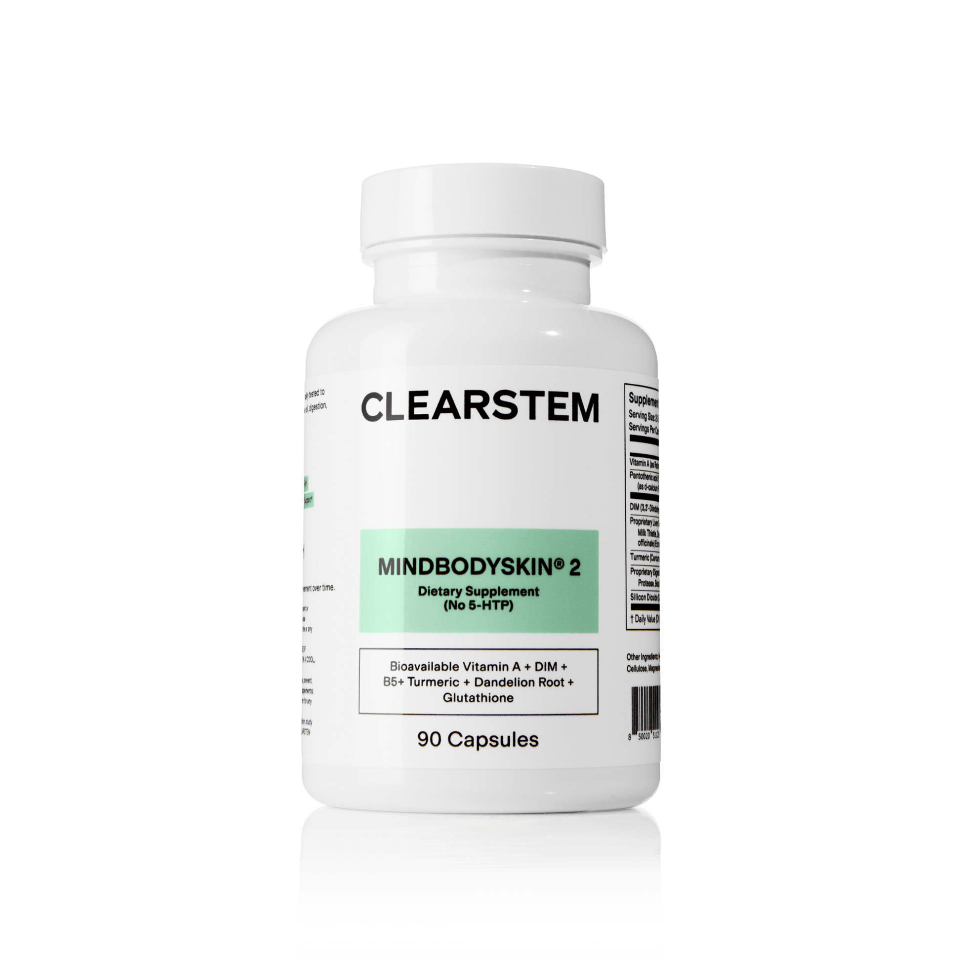 MINDBODYSKIN® 2 Acne Supplement (No 5-HTP)