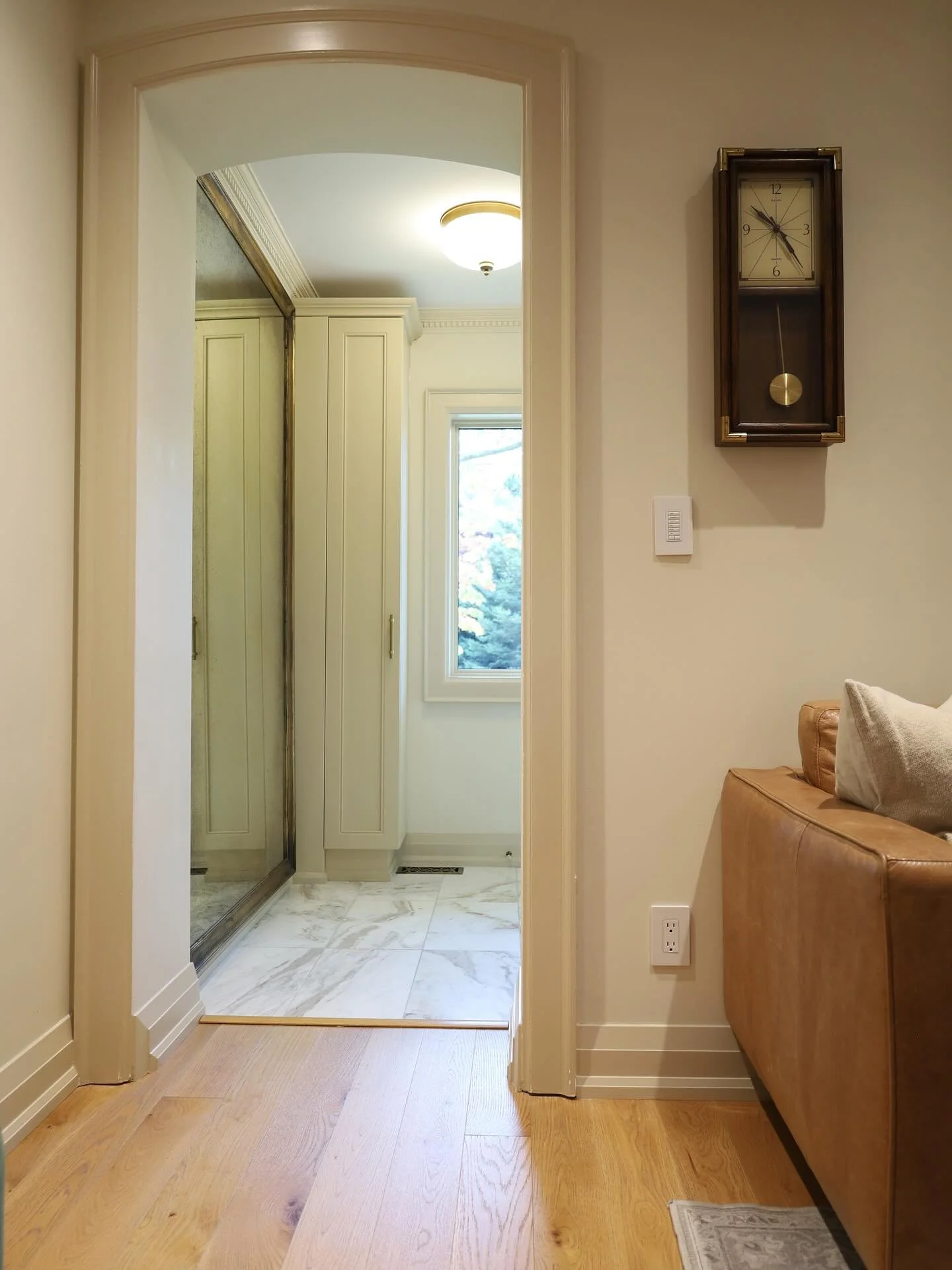 Sometimes, it&rsquo;s not about adding more space &mdash; it&rsquo;s about using it smarter. This small vestibule might be the tiniest addition to the house, but it made the biggest impact.

What was once the front door is now a beautiful arched tran