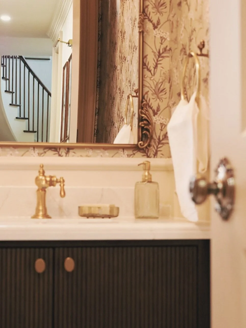 I&rsquo;m getting ready to start revealing my latest project, room by room, with a series of new videos. STAY TUNED!

In the meantime, here&rsquo;s a sneak preview of the powder room which I am absolutely obsessed with. 

Because powder rooms are typ