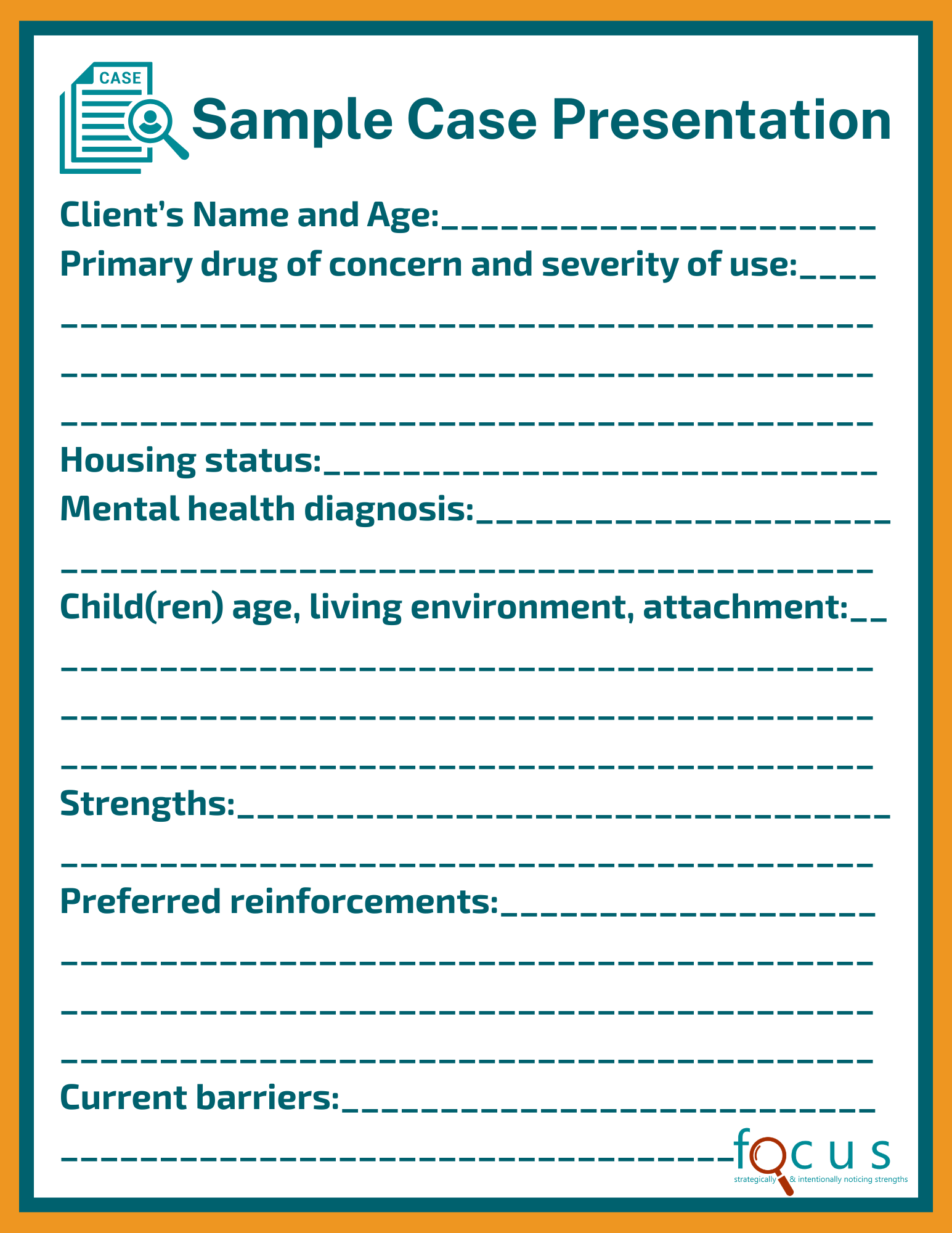 Sample Case Presentation