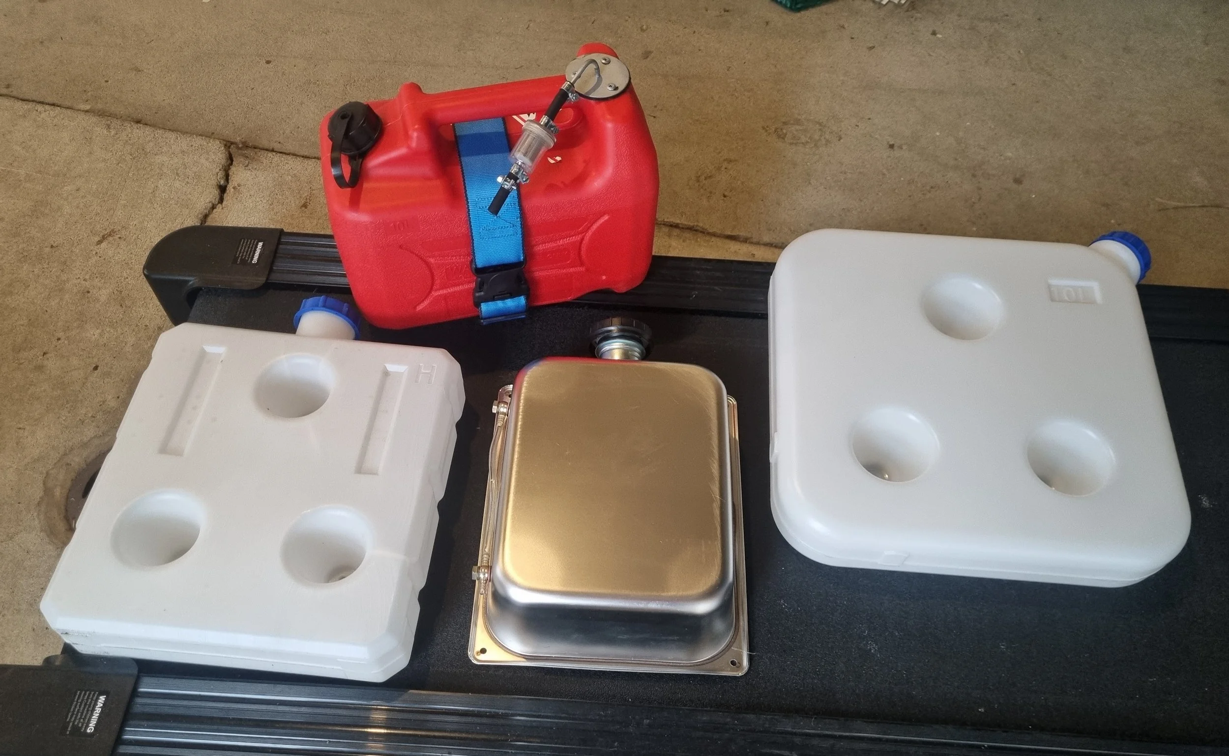 Just a few of the tanks we offer for our diesel heater installations