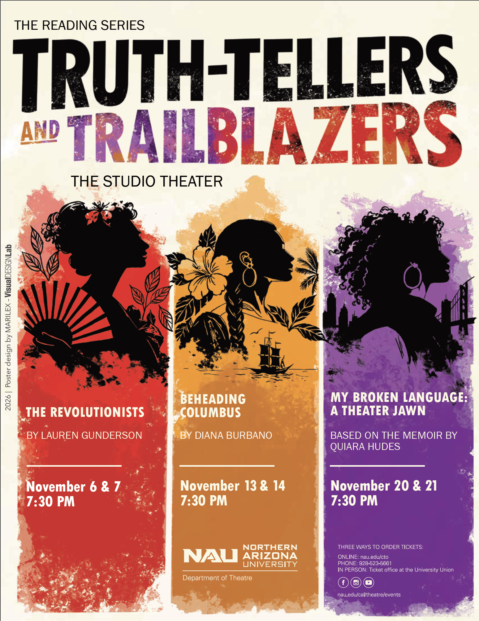 Truth-Tellers and trailblazers | The Revolutionists| November 6 & 7 | 730 PM | The Studio Theatre