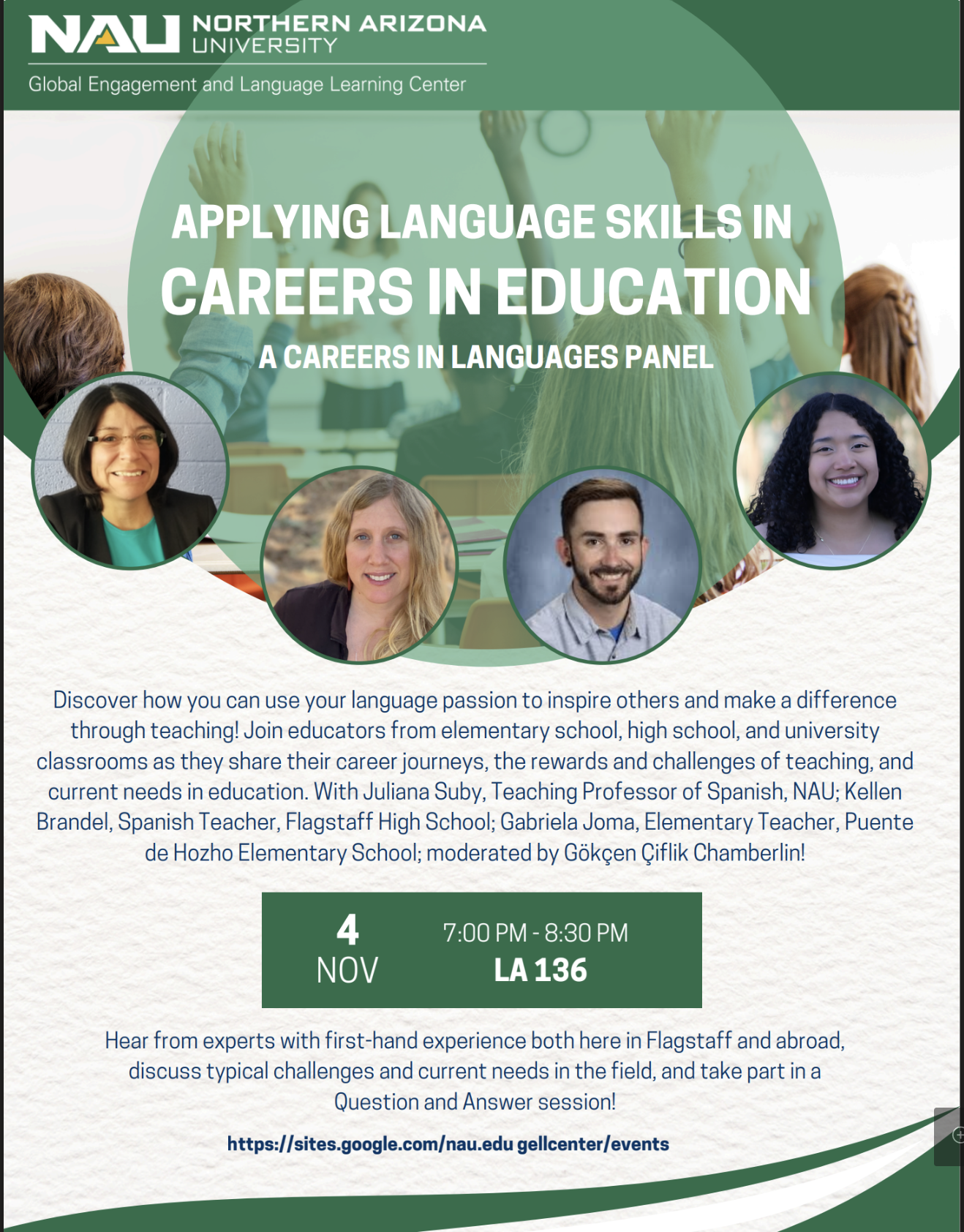 Discover how you can use your language passion to inspire others and make a difference through teaching! Join educators from elementary school, high school, and university classrooms as they share their career journeys, the rewards and challenges of 