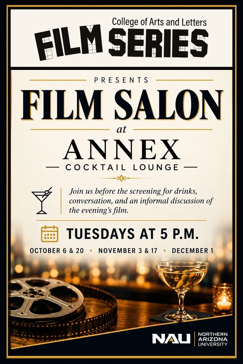 Join us before the screening for drinks and an informal discussion of the evenings film at the Annex! details duplicated in text below