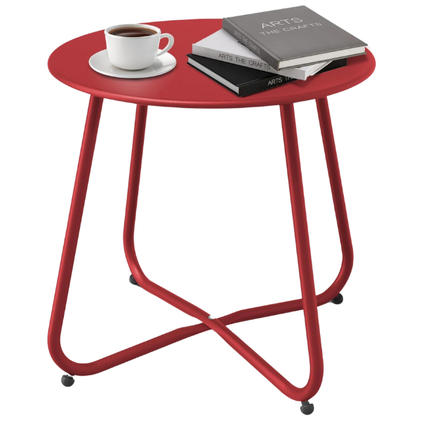 RED SIDE TABLE