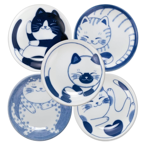 CAT SALAD PLATES