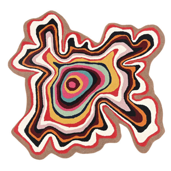 IRREGULAR WOOL RUG