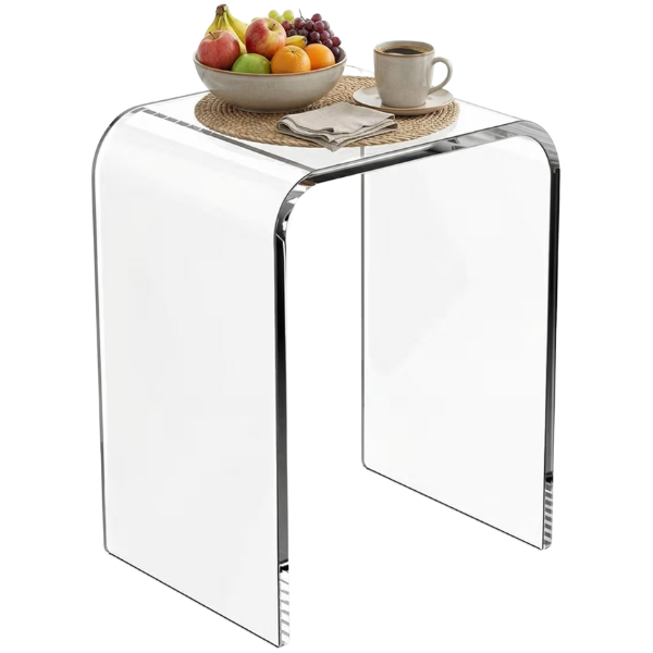 ACRYLIC ARCH SIDE TABLE