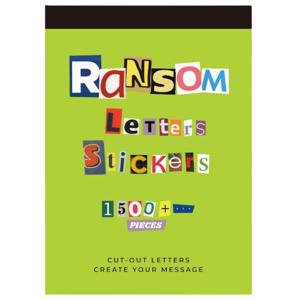 RANSOM LETTER STICKERS