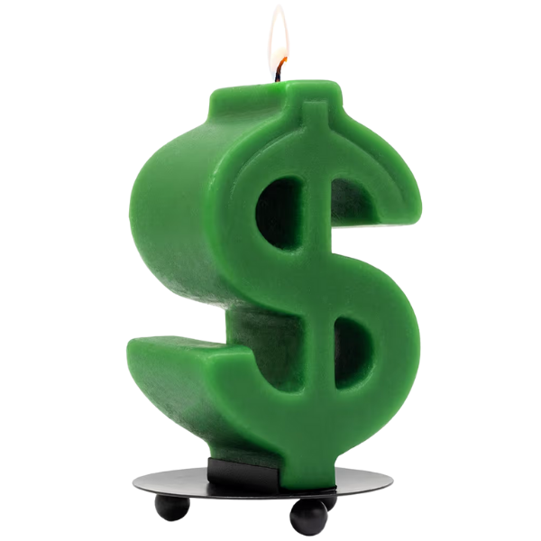 MONEY CANDLE FOR WEALTH, LUCK & MANIFESTATION