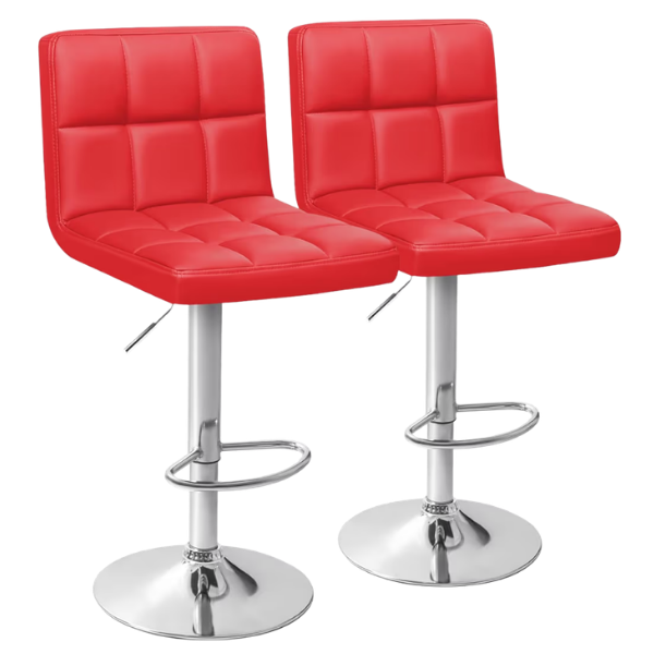 CHERRY RED BARSTOOLS