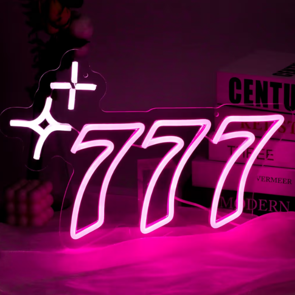 777 NEON SIGN