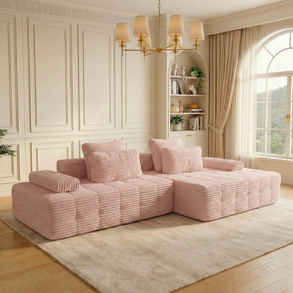 LIGHT PINK CLOUD COUCH