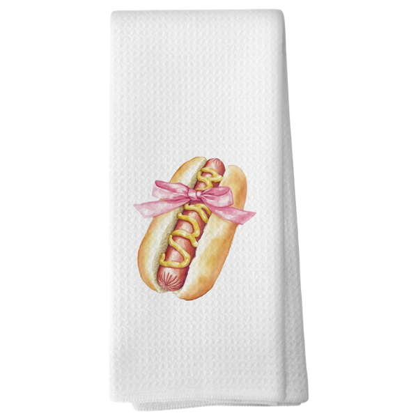 COQUETTE HOT DOG KITCHEN TOWEL