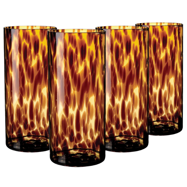 TORTOISE HIGH BALL GLASS SET