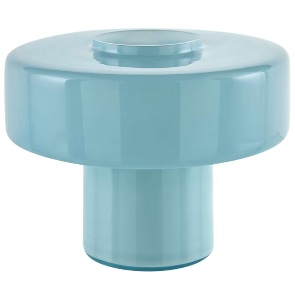 BABY BLUE CONTEMPORARY LAMP