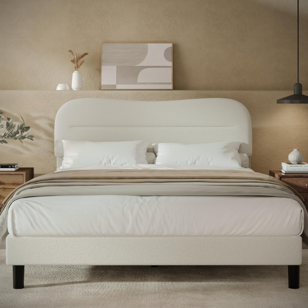 WHITE BED FRAME