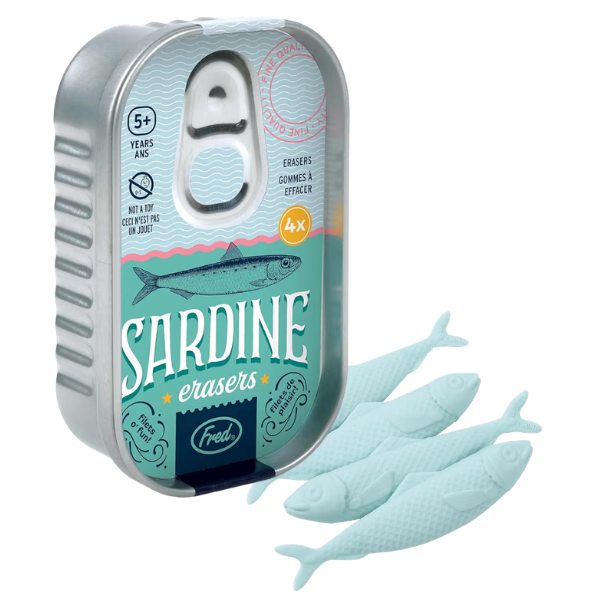 SARDINE ERASERS