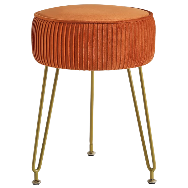 RUST ORANGE STOOL