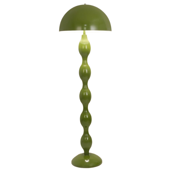 GREEN BUBBLE FLOOR LAMP