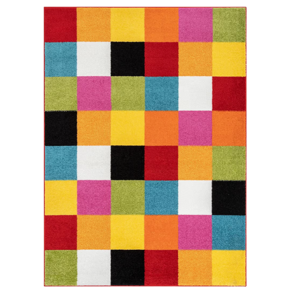 MULTICOLOR GEOMETRIC RUG