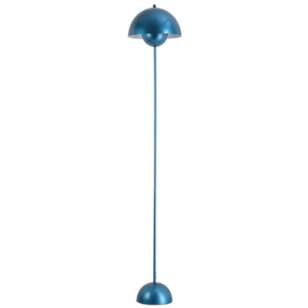 BLUE DOME SHADE FLOOR LAMP