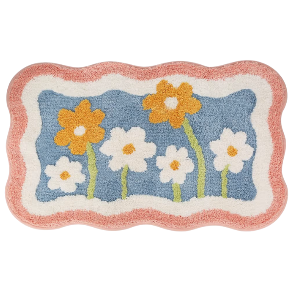 FLOWERS BATH MAT