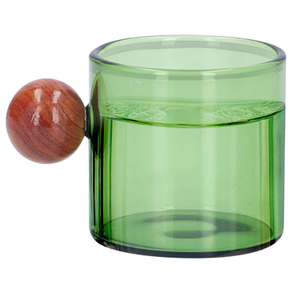 GREEN ESPRESSO GLASS