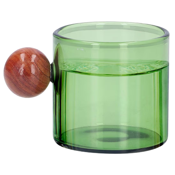 GREEN ESPRESSO GLASS
